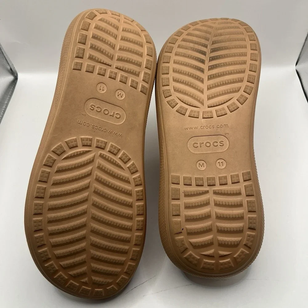 Crocs Classic Crush Slides Sandal Men's 11/ Women's 13 Cork Iconic Comfort